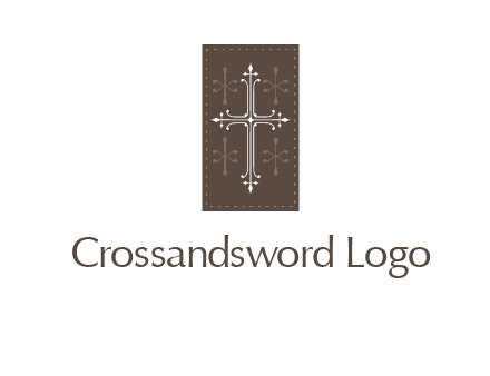 bible logo with a cross