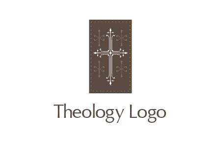 bible logo with a cross