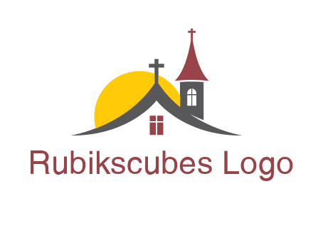 sunset on the church roof logo