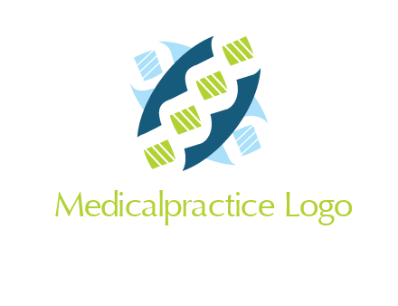 dna logo for medicine and pharmacy