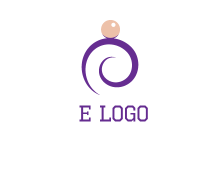 pearl ring jewelry logo