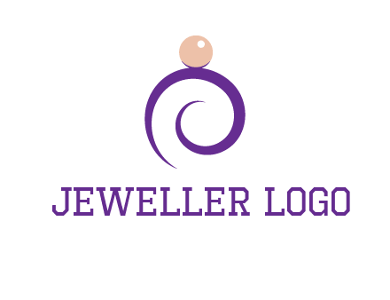 pearl ring jewelry logo