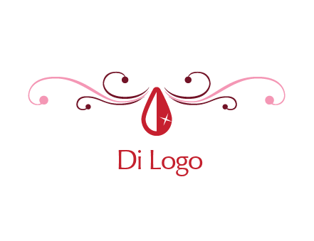 shiny ruby or gemstone logo