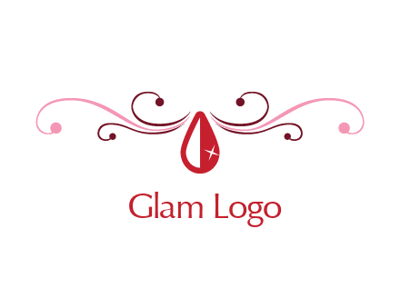 shiny ruby or gemstone logo