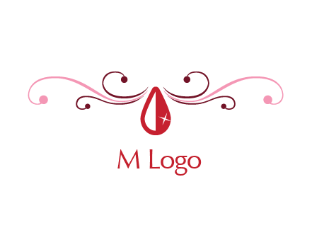 shiny ruby or gemstone logo