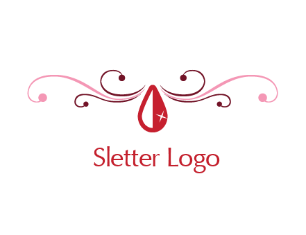 shiny ruby or gemstone logo