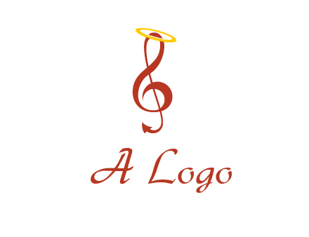 music note with a halo logo