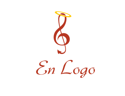 music note with a halo logo