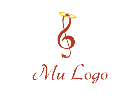 music note with a halo logo