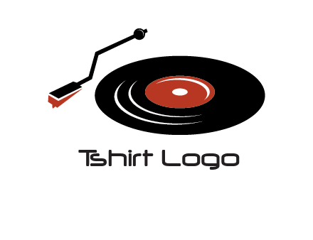 vinyl player logo