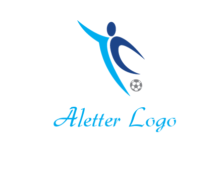 soccer player logo