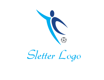 soccer player logo