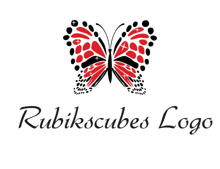 shiny butterfly logo