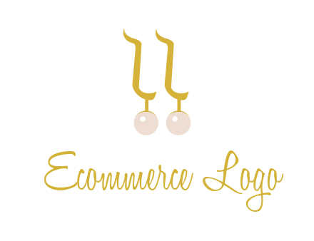 teardrop gold earrings with pearls logo