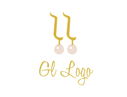 teardrop gold earrings with pearls logo