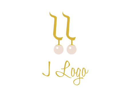 teardrop gold earrings with pearls logo