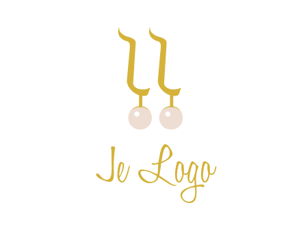 teardrop gold earrings with pearls logo