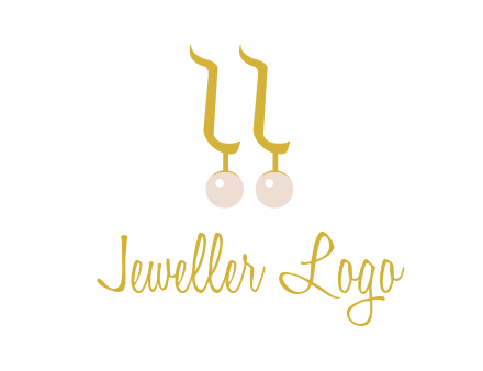 teardrop gold earrings with pearls logo