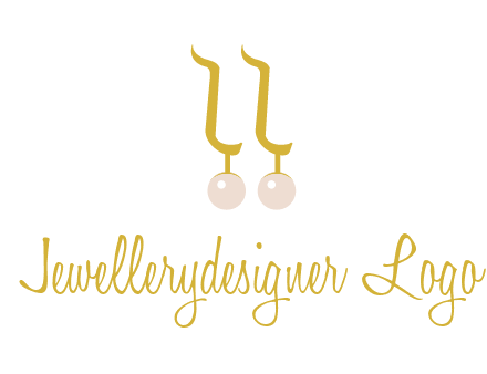 teardrop gold earrings with pearls logo