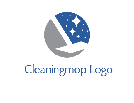 mop cleaning up logo