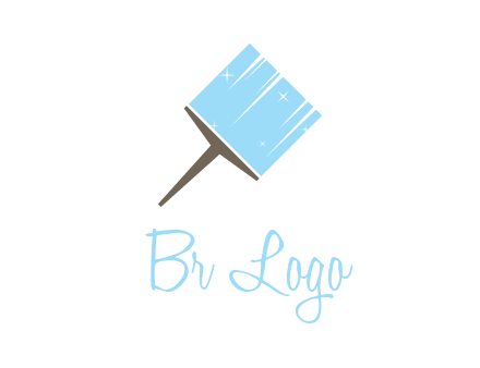 shiny brush logo