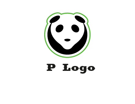 panda face logo