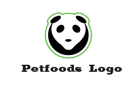 panda face logo