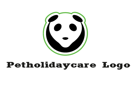 panda face logo