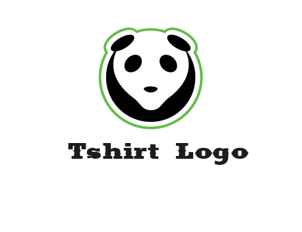 panda face logo