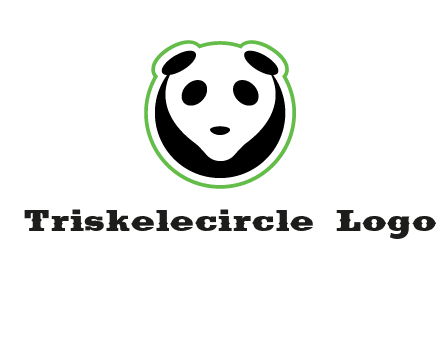 panda face logo