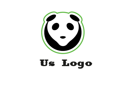 panda face logo