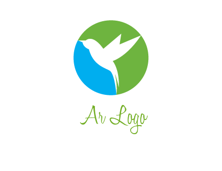 bird in circle logo