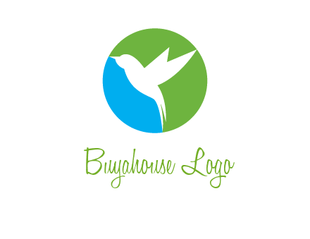 bird in circle logo