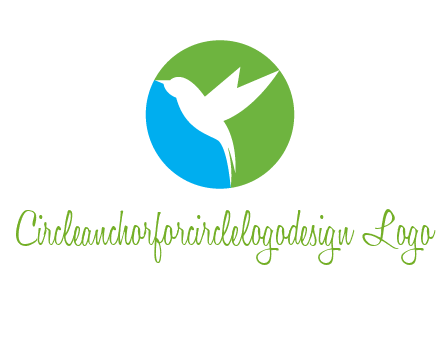 bird in circle logo