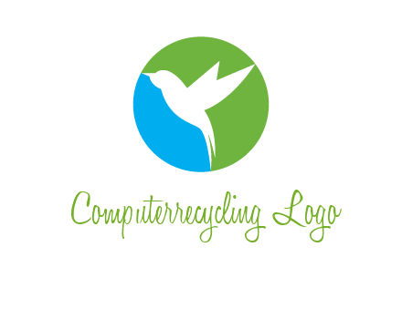 bird in circle logo