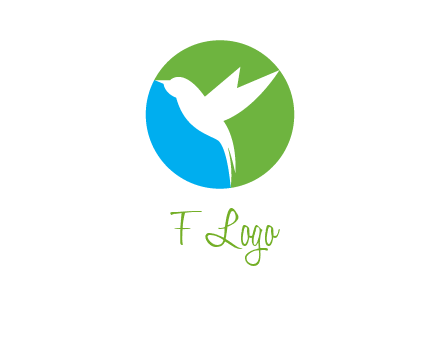 bird in circle logo