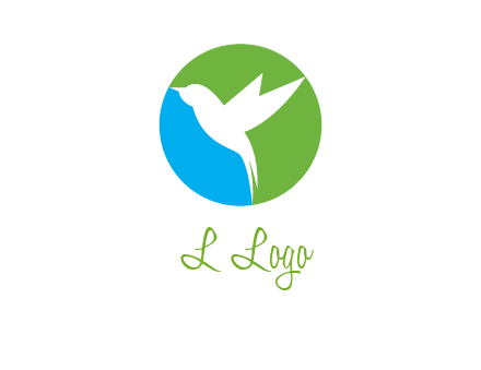 bird in circle logo