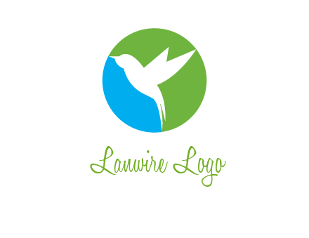 bird in circle logo