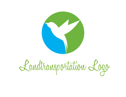 bird in circle logo