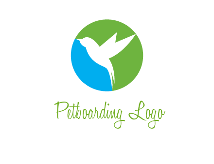 bird in circle logo