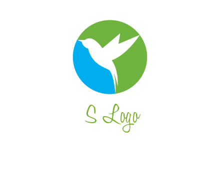 bird in circle logo