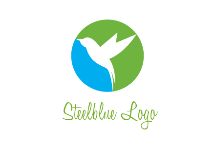 bird in circle logo