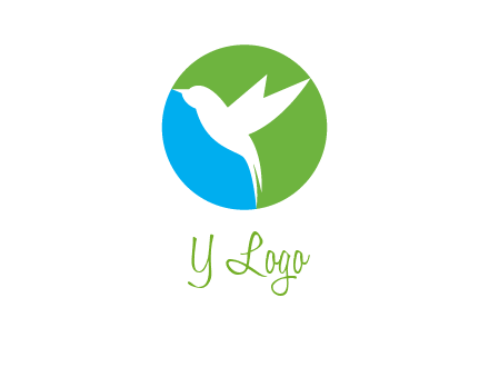 bird in circle logo