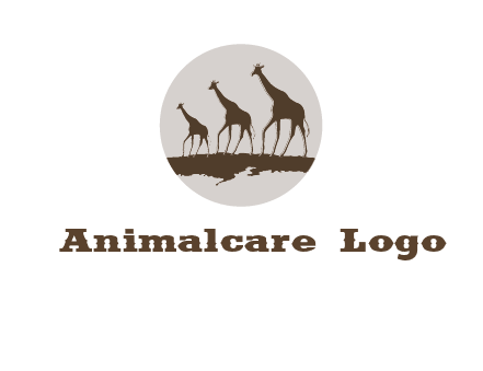 giraffes in circle logo