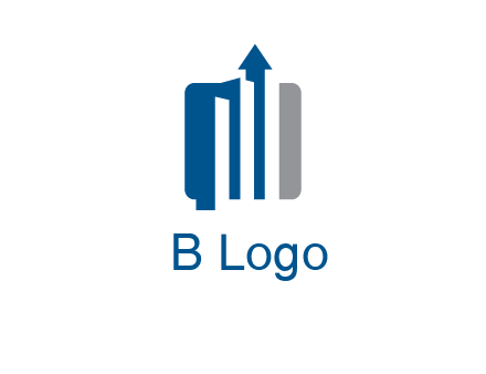 abstract bar graph logo