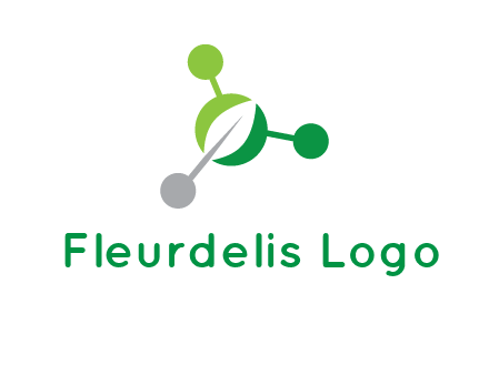 leaf in molecules logo