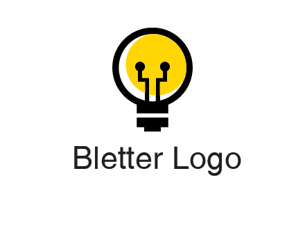 science logo with light bulb