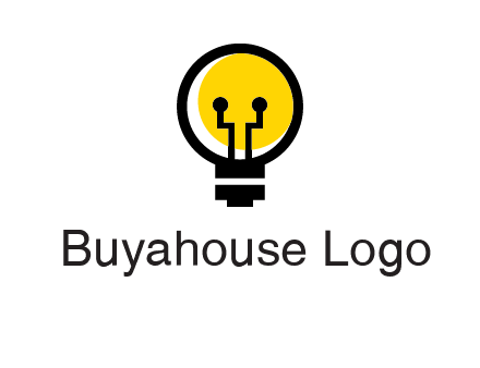 science logo with light bulb