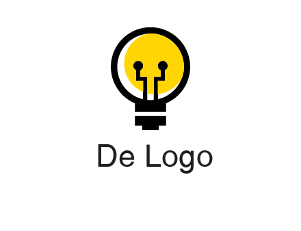 science logo with light bulb