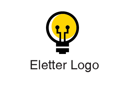 science logo with light bulb